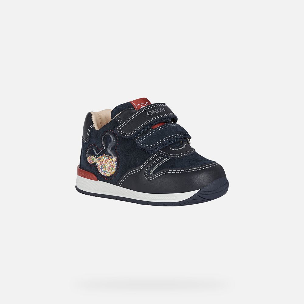 Geox Sneakers Navy Rishon Boy - Geox Baby Shoes - WCQFLN301